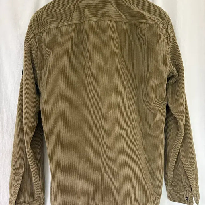[BUNJANG] Stone Island Organic Cotton Corduroy 800 Overshirt Biscuit / 스톤아일랜드 오가닉 코튼 코듀로이 800 오버셔츠 비스킷