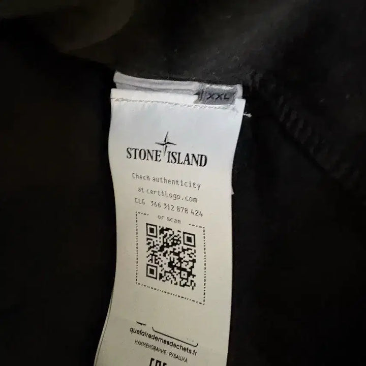 [BUNJANG] Stone Island Brushed Organic Cotton Canvas Old Effect Overshirt Black / 스톤아일랜드  브러쉬드 오가닉 코튼 캔버스 올드 이펙트 오버셔츠
