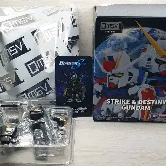 [BUNJANG] QMSV Strike Gundam 2 Types, Destiny Gundam 1 Type Bundle Set / QMSV 스트라이크 건담 2종, 데스티니 건담 1종 새제품 일괄 양도