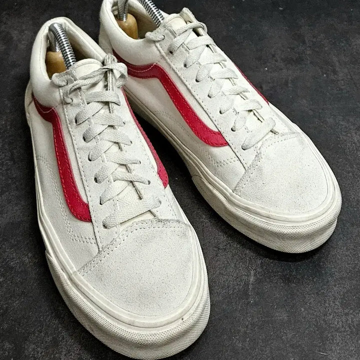 [BUNJANG] Vans Style 36 Marshmallow Racing Red Sneakers / 245mm)반스 스타일 36 마쉬멜로우 레이싱 레드