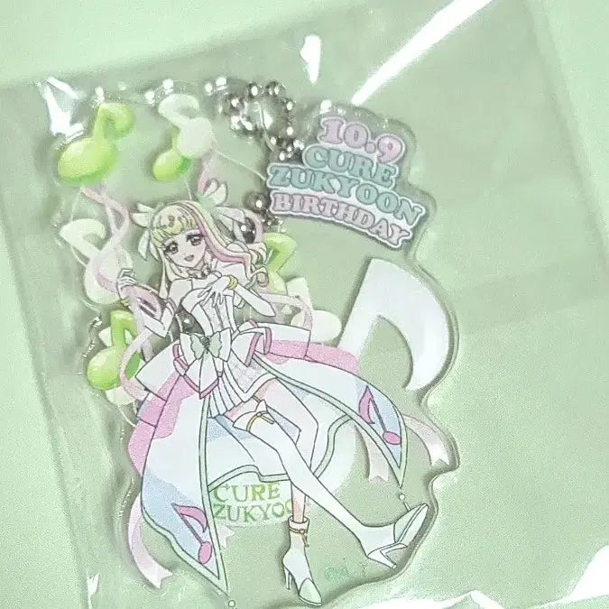 [BUNJANG] Precure Cure Macherie Birthday Acrylic Keychain / 너와 아이돌 프리큐어 큐어 즈큥 생일 아크릴 키링