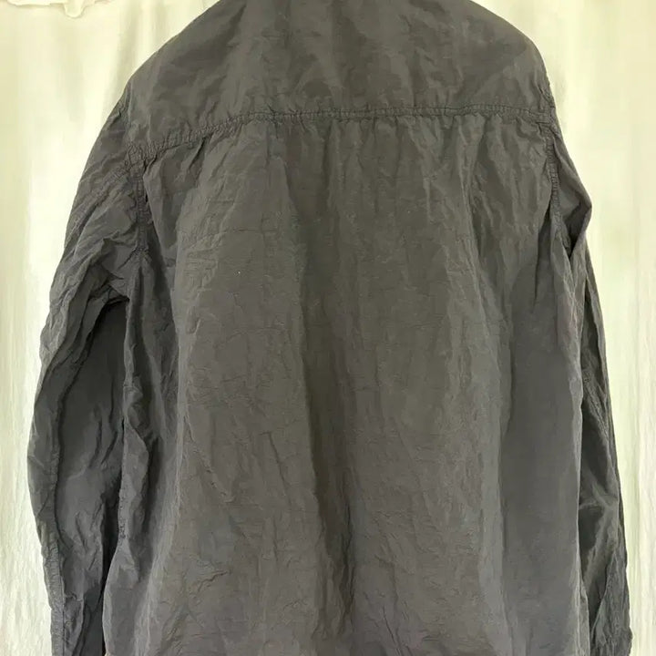 [BUNJANG] Stone Island Nylon Metal Pocket Two-Way Zip Overshirt / 스톤아일랜드 나일론 메탈 포켓 투웨이 지퍼 에코닐 오버셔츠
