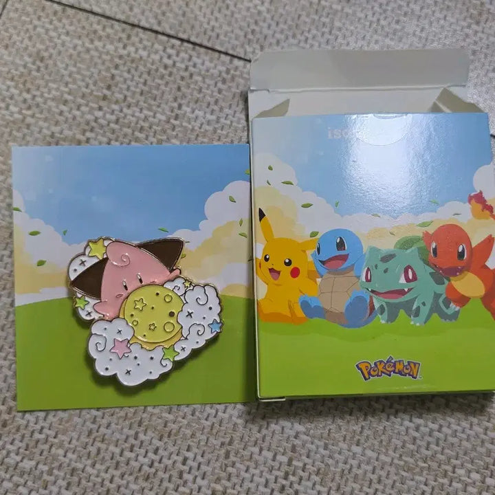 [BUNJANG] Pokemon "Isaac Toast" Pippi Badge / 포켓몬 이삭토스트 삐 뱃지