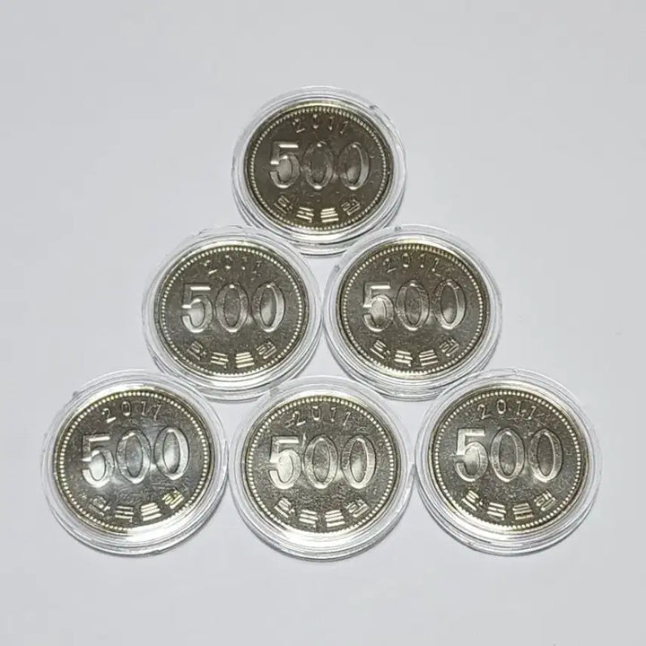 [BUNJANG] 2011 500 Won Coin Bundle (6 pieces) / 2011년 500원 주화