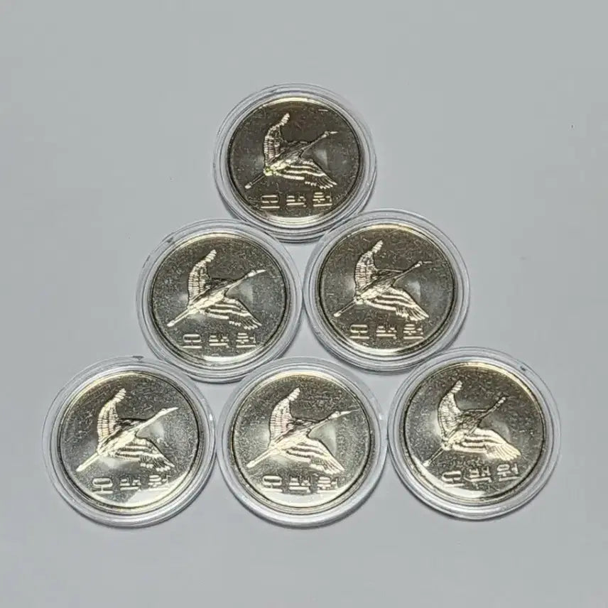 [BUNJANG] 2011 500 Won Coin Bundle (6 pieces) / 2011년 500원 주화