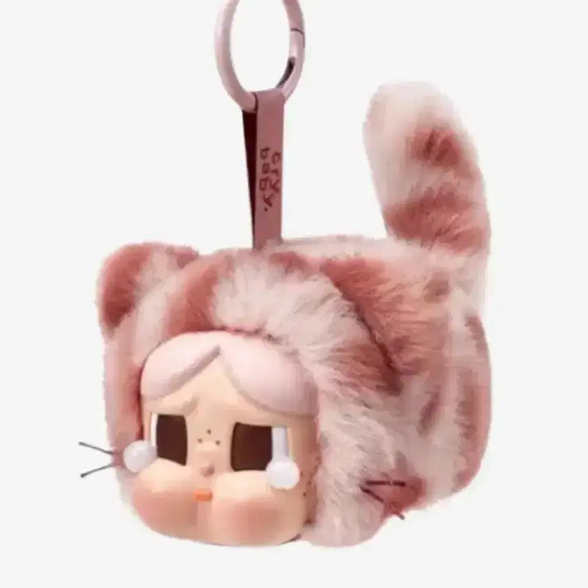 [BUNJANG] Pop Mart Crybaby Leopard Kitty Pink Kitty Keychain New / 팝마트 크라이베이비 표범냥이 핑크냥이 새상품