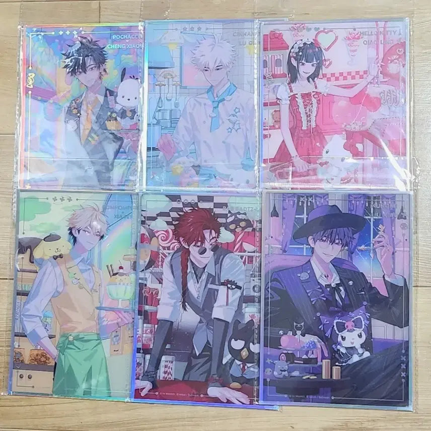 [BUNJANG] Inplick Sanrio Collaboration Acrylic Shikishi Bundle Set / 일괄) 인플릭 inplick 시광대리인 산리오 콜라보 아크릴 색지