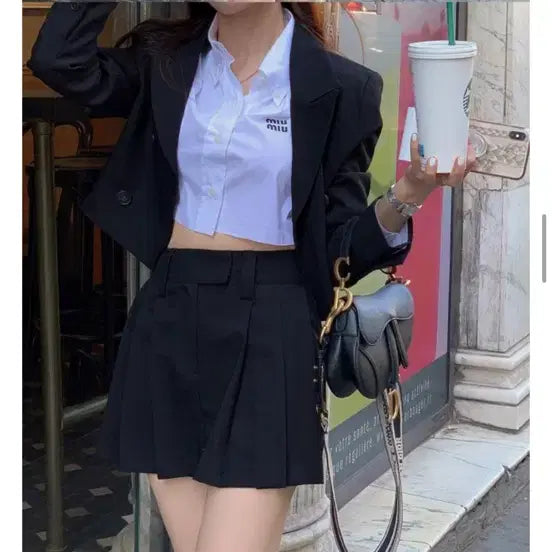 [BUNJANG] Modern Robe Black Jacket &amp; Skirt Set / (자켓 새상품) 모던로브 블랙 자켓 스커트 셋업 S