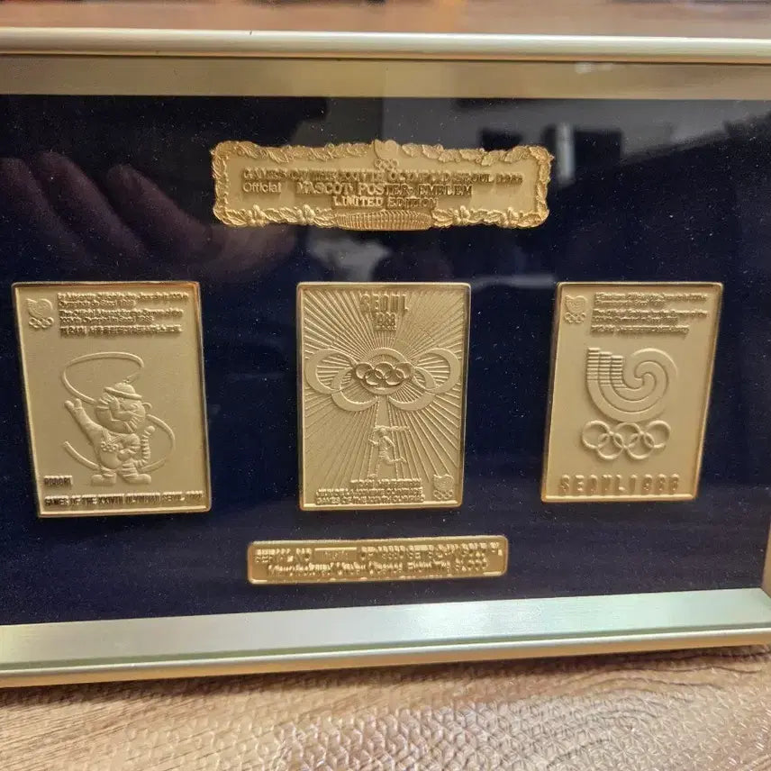 [BUNJANG] 1988 Seoul Olympics Commemorative Medal Frame / 1988 서울 올림픽 기념 메달 액자