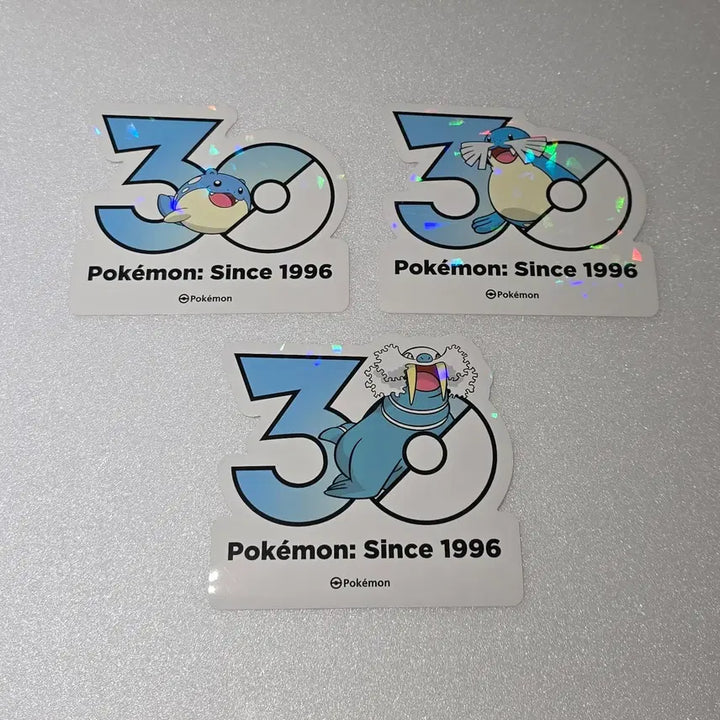 [BUNJANG] Pokemon 30th Anniversary Evolution Sticker Set / 포켓몬 30주년 로고 스티커 세트 판매