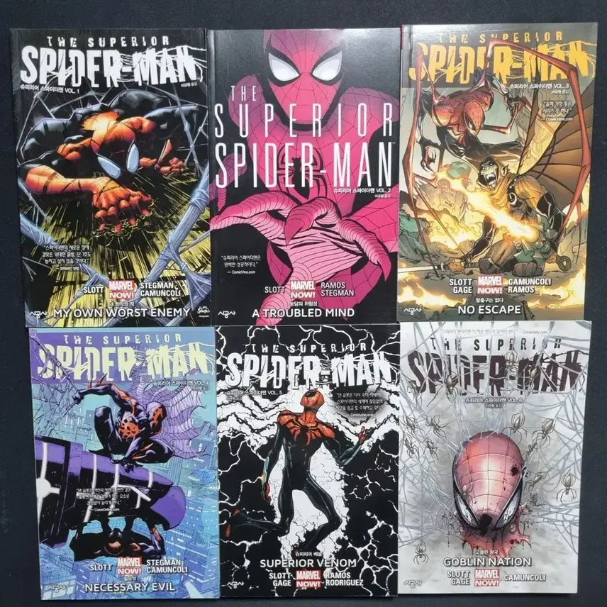 [BUNJANG] Spider-Man Comics Bundle Set / 마블 나우 스파이더맨 코믹스 일괄