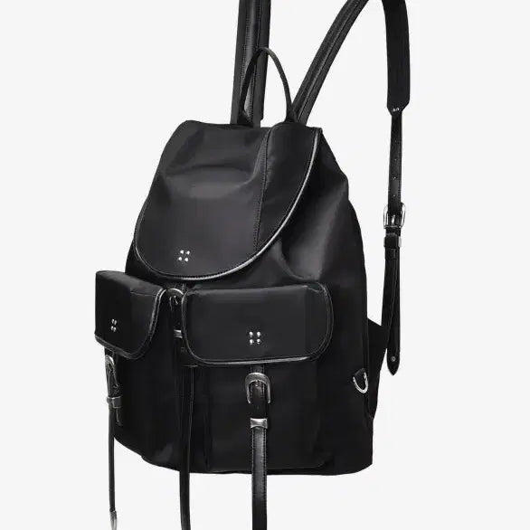 [BUNJANG] Western Rucksack Backpack Black / 웨스턴 럭색 백팩