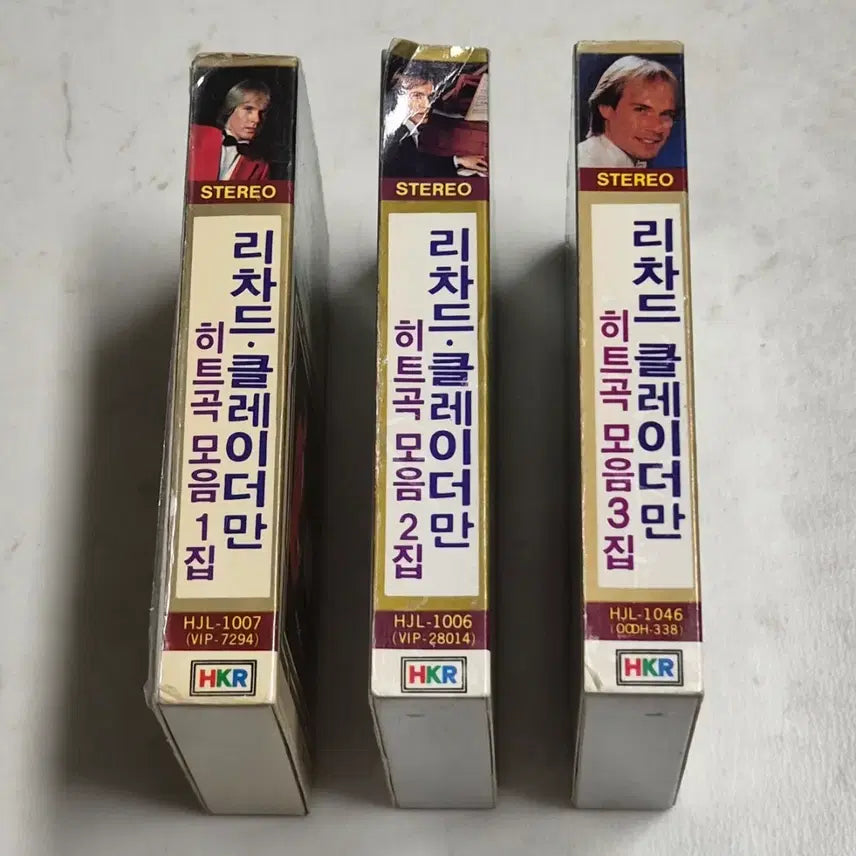 [BUNJANG] Richard Clayderman Hit Songs Collection 1-3 Cassette Tape Bundle Set / 리차드 클레이더만 히트곡 모음 1-3집 카세트테이프 일괄