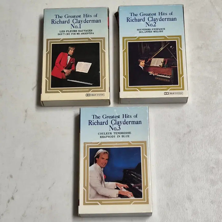 [BUNJANG] Richard Clayderman Hit Songs Collection 1-3 Cassette Tape Bundle Set / 리차드 클레이더만 히트곡 모음 1-3집 카세트테이프 일괄