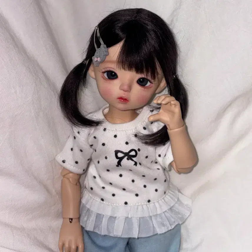 [BUNJANG] LinaShoSho Milk Cocoa Milk Full Body Ball Jointed Doll - Fluffy Peach / 리나슈슈 밀크코코아 우유 본체 usd 구관 구체관절인형 플러피치