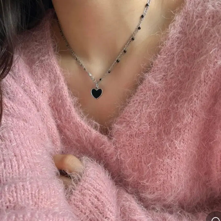 [BUNJANG] Heart Pendant Necklace / 하트 팬던트 목걸이