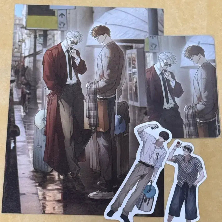 [BUNJANG] Nerd Project Ridi 1st Edition Arctic Fox Photocard, Postcard, Sticker, and Set / 리디 너드프로젝트 시그 북극여우 1차 bl 포카 엽서 스티커