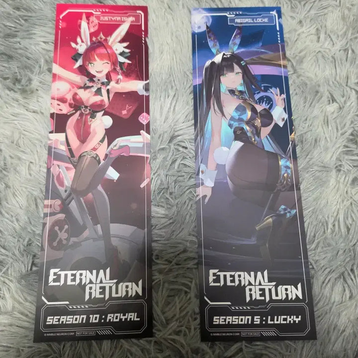 [BUNJANG] Eternal Return Character Slogan (Justina, Abigail) / 이터널리턴 특전 슬로건 (유스티나, 아비게일)