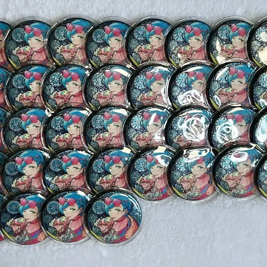 [BUNJANG] Ensemble Stars Chara-ani Cafe Kanata Shinkai Bundle Set Can Badges / 앙상블스타즈 중스타 카나타 캔뱃지 36개 일괄판매