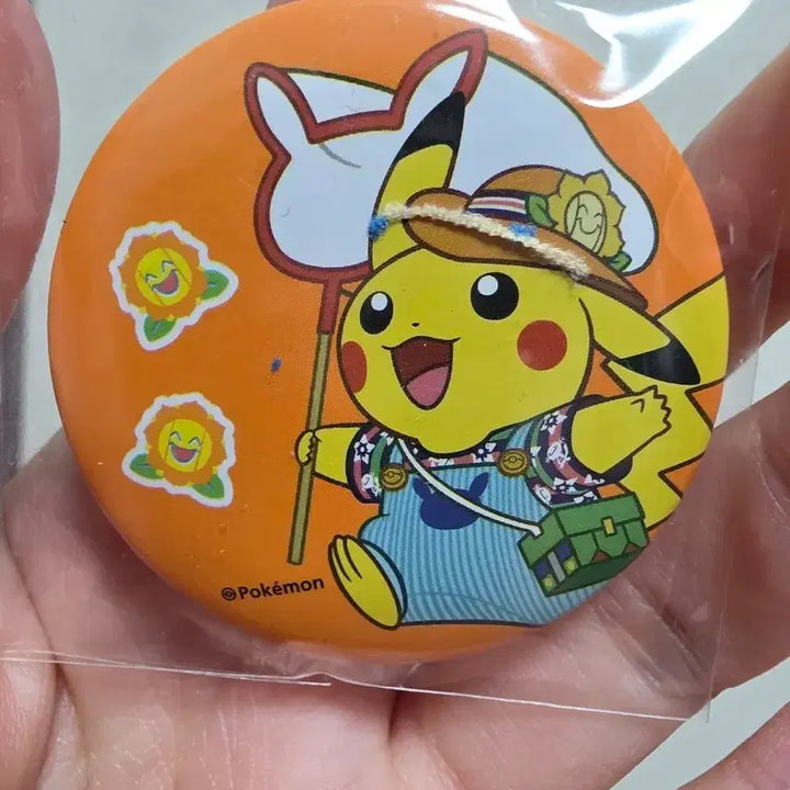 [BUNJANG] Pokemon Pikachu Badge &amp; Acrylic Memo Pad Set / 포켓몬스터 피카츄 뱃지&amp;아크릴메모지