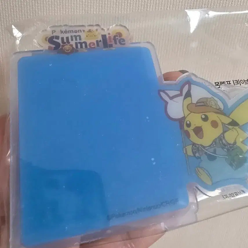 [BUNJANG] Pokemon Pikachu Badge &amp; Acrylic Memo Pad Set / 포켓몬스터 피카츄 뱃지&amp;아크릴메모지