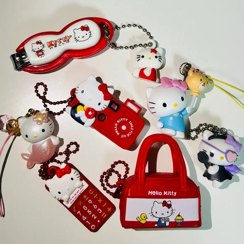 [BUNJANG] Sanrio Hello Kitty Gachapon Keychain Collection / 산리오 헬로키티 가챠 키링 모음