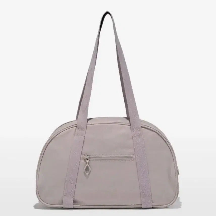 [BUNJANG] Mischief Rhombus Bowling Bag - Light Pink Grey / 미스치프 RHOMBUS BOWLING BAG_LIGHT PINK GREY