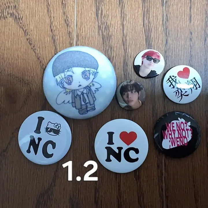 [BUNJANG] ENHYPEN Ni-ki Malang Pin Badge Set / 앤팀 니콜라스 비공굿 캔뱃지 말랑 핀뱃지
