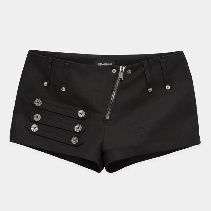 [BUNJANG] Ettoesmoe Napoleon Diagonal Zipper Short Pants / 에트오소메 napoleon diagonal zipper short 숏팬츠