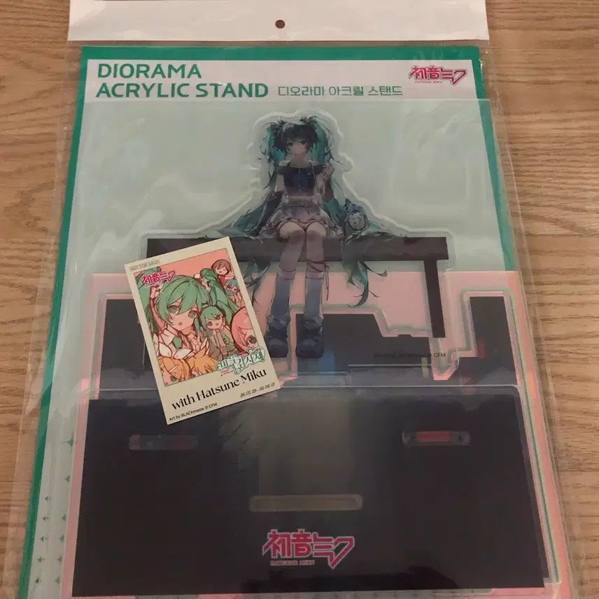 [BUNJANG] Hatsune Miku Pop-up Diorama Acrylic (Sealed) / 하츠네 미쿠 팝업 디오라마 아크릴 미개봉 +특전