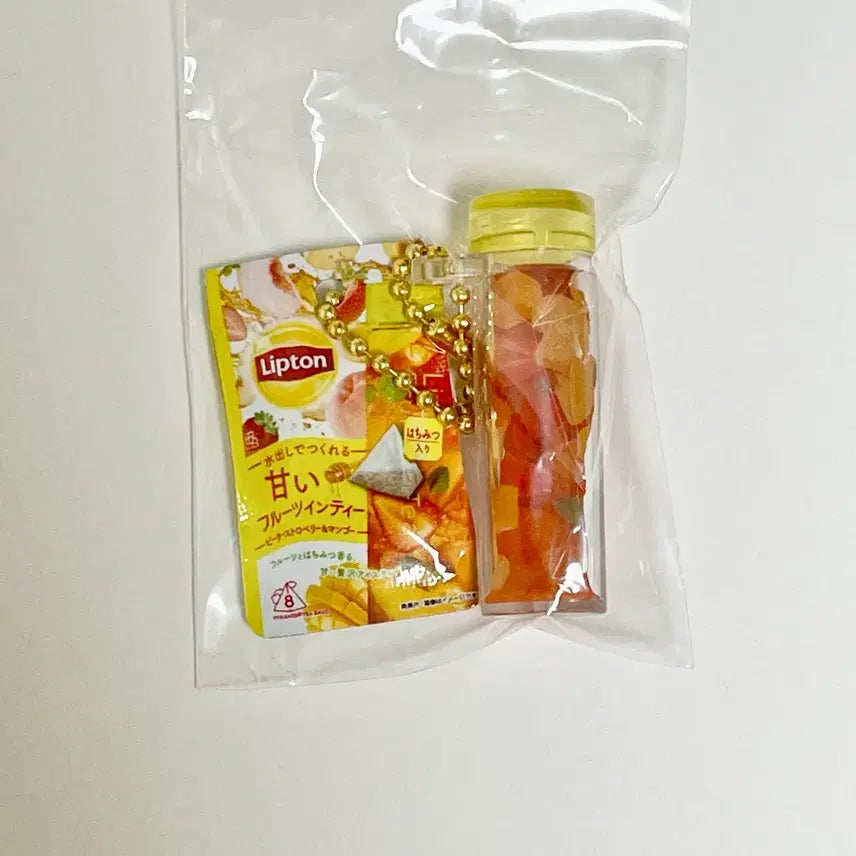 [BUNJANG] Bandai Shokugan Lipton Ice Tea Miniature Keychain / 반다이 식완 립톤 아이스티 미니츄어 키링