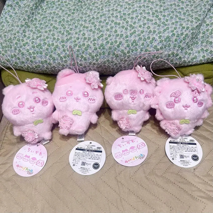 [BUNJANG] Cheekawaii Cherry Blossom Series Plush / 치이카와 먼작귀 벚꽃 시리즈 정품