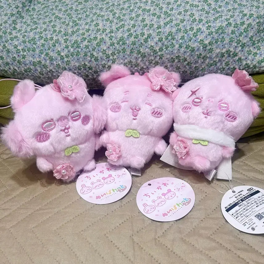 [BUNJANG] Cheekawaii Cherry Blossom Series Plush / 치이카와 먼작귀 벚꽃 시리즈 정품