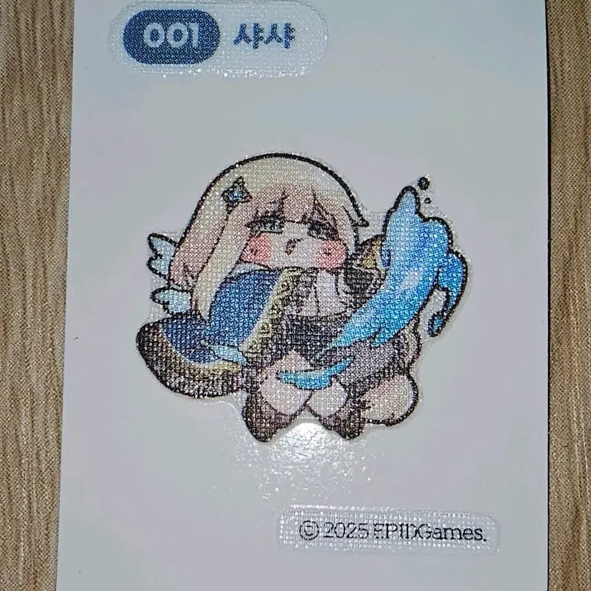 [BUNJANG] Trickal 001 Shasha Album Sticker / 트릭컬 001 샤샤 띠부씰