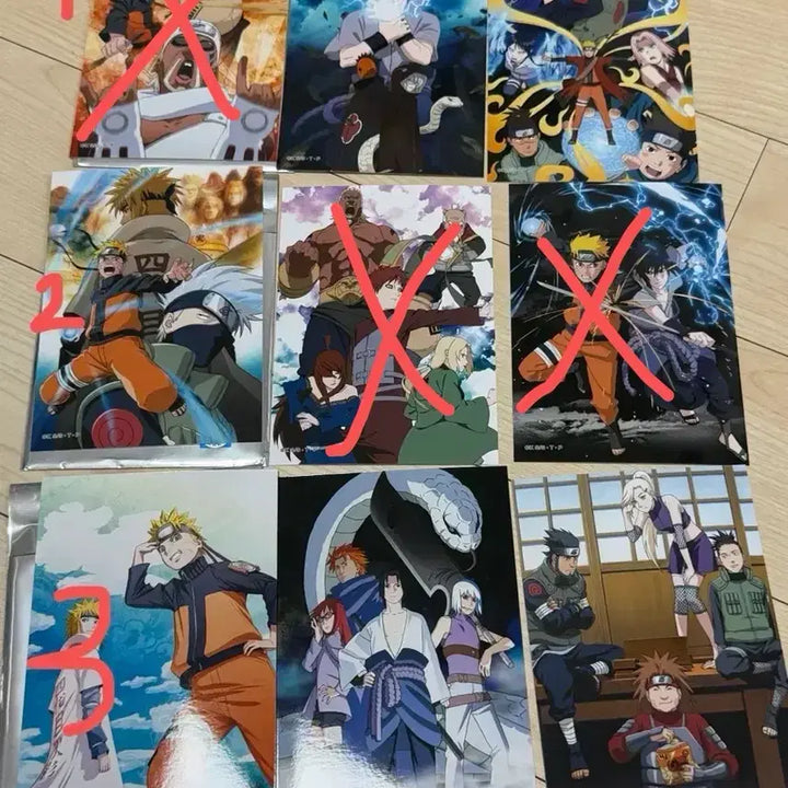 [BUNJANG] Naruto Mini Bromide Poster Set / 나루토 미니브로마이드 포스터