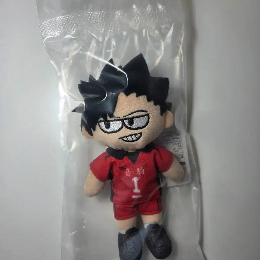 [BUNJANG] Haikyuu!! Kuroo Tetsuro Jirori Plush Charm Nekoma / 새상품) 하이큐 지로리 쿠로오 인형 누이 키링 네코마