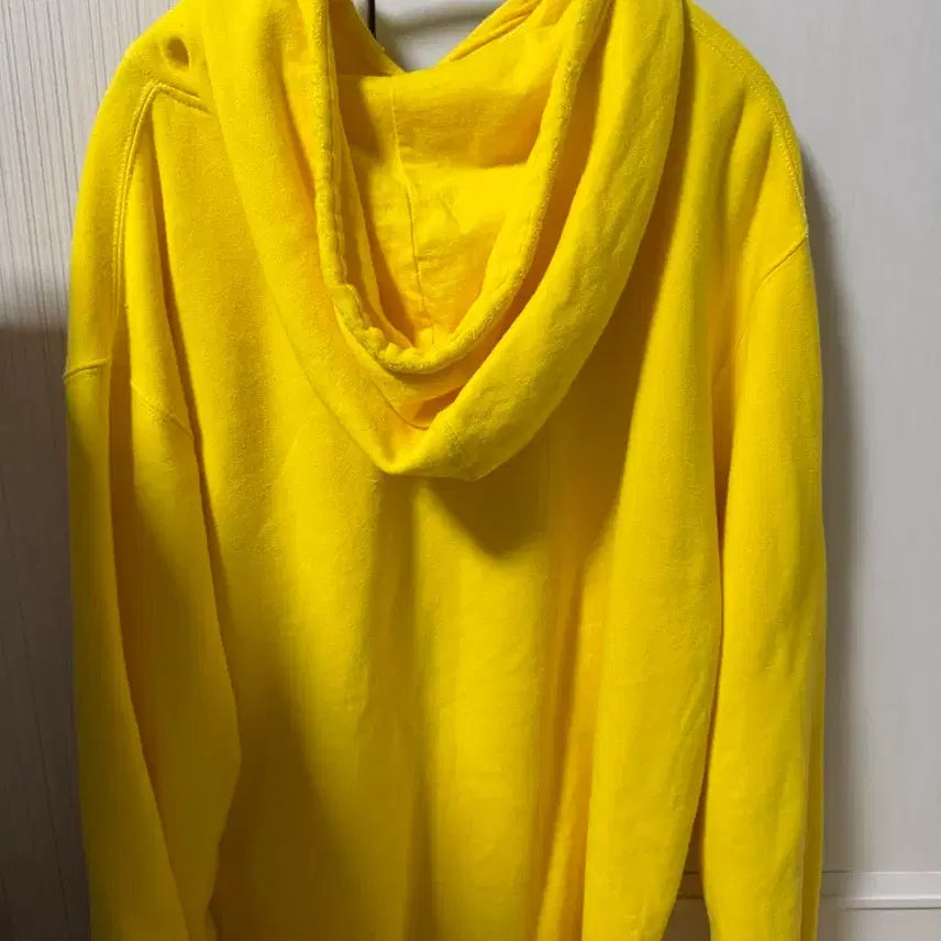 [BUNJANG] Gallery Dept Yellow Logo Hoodie XXL / 갤러리 디파트먼트 정품 옐로 로고 후드티 XXL
