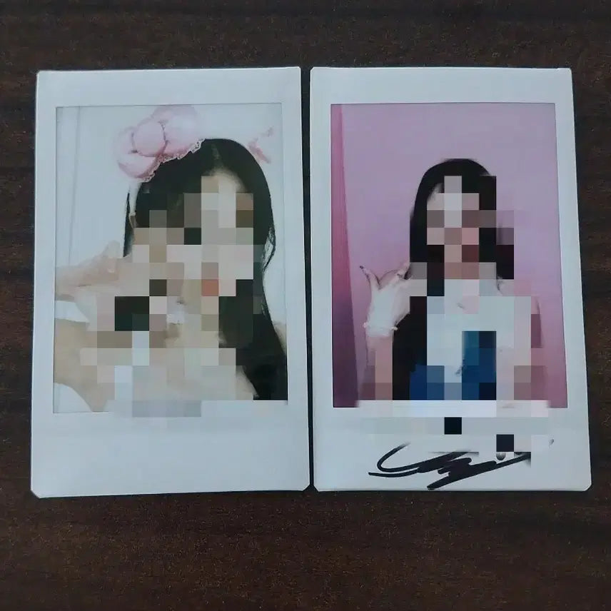 [BUNJANG] LUMINOUS Hyejin Signed Polaroid / 루셈블 현진 싸인 폴라로이드