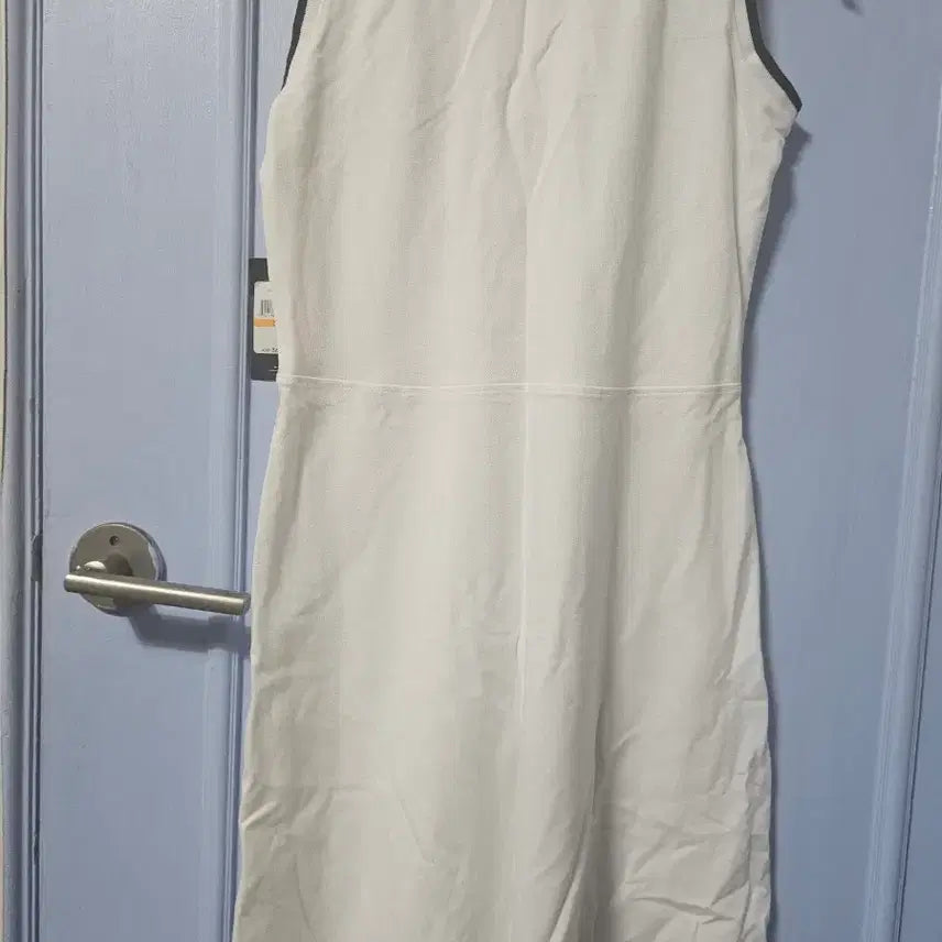 [BUNJANG] Tommy Hilfiger Sleeveless Collar Dress White / 타미힐피거 민소매 카라 원피스 화이트 새상품