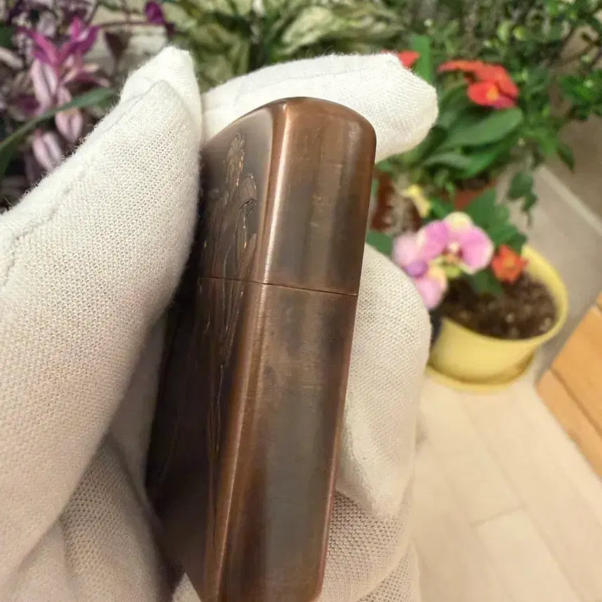 [BUNJANG] Zippo-Style Oil Lighter with Case, Flint, and Wick / 오일라이터