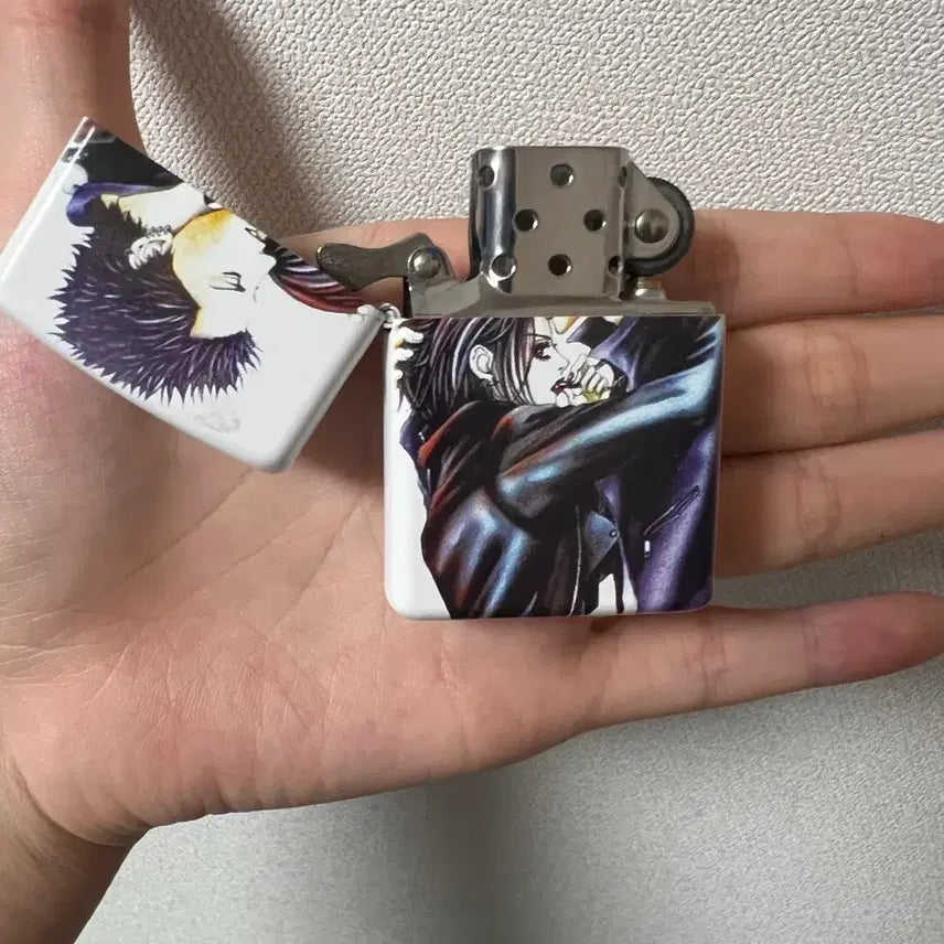 [BUNJANG] Vintage NANA Manga Zippo Lighter Osaki Nana &amp; Ren / 빈티지 NANA 만화 지포라이터 오사키 나나&amp;렌