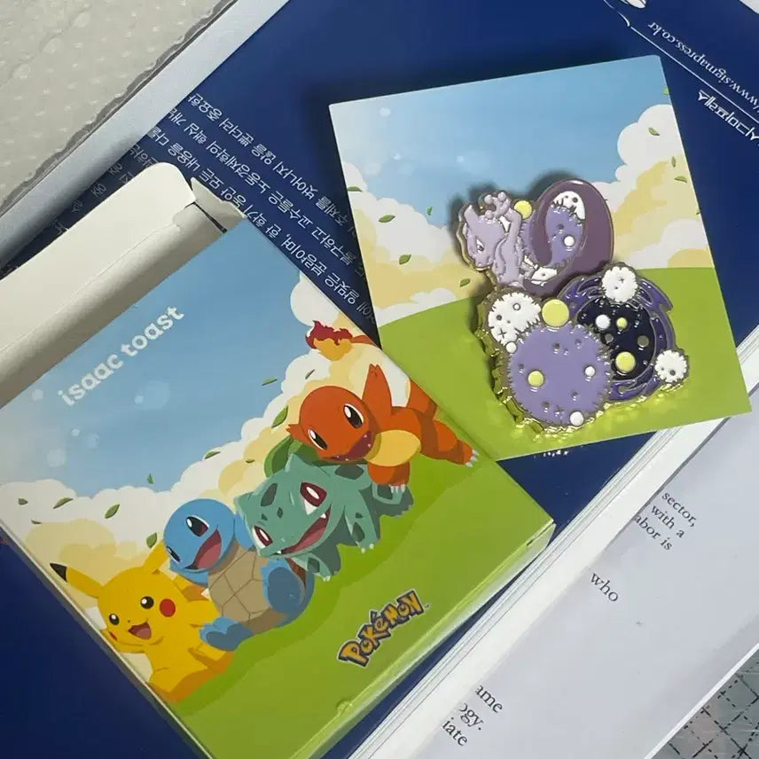 [BUNJANG] Isaac Toast Pokemon Metal Badge Secret Mewtwo / 판매) 이삭토스트 포켓몬 메탈 뱃지 시크릿 뮤츠