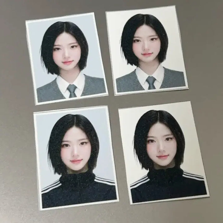 [BUNJANG] Hats-to-Hate HATOOHA Jiwoo Ian Stella Proof Photo Bundle Set / 증사 4컷 일괄)하츠투하츠 하투하 지우 이안 스텔라 증명사진 비공굿 포카