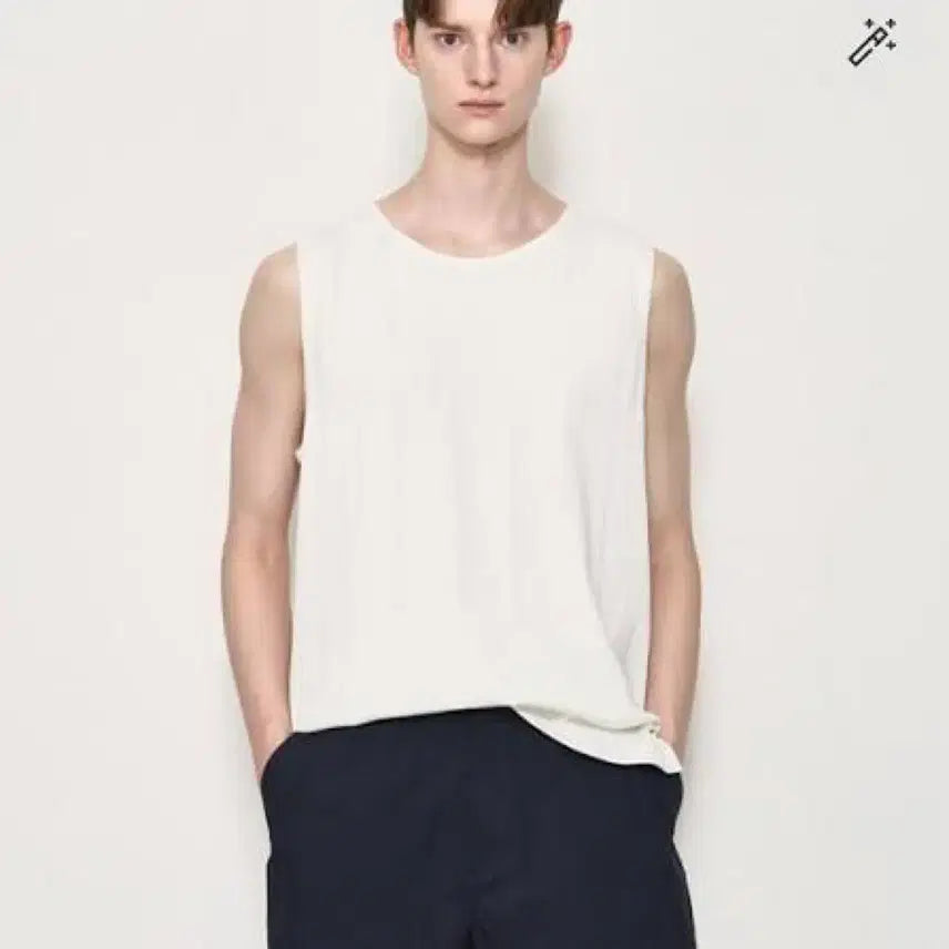 [BUNJANG] Time Homme Ribbed Sleeveless Top / 타임옴므 리브드 슬리브리스 탑 나시 티셔츠