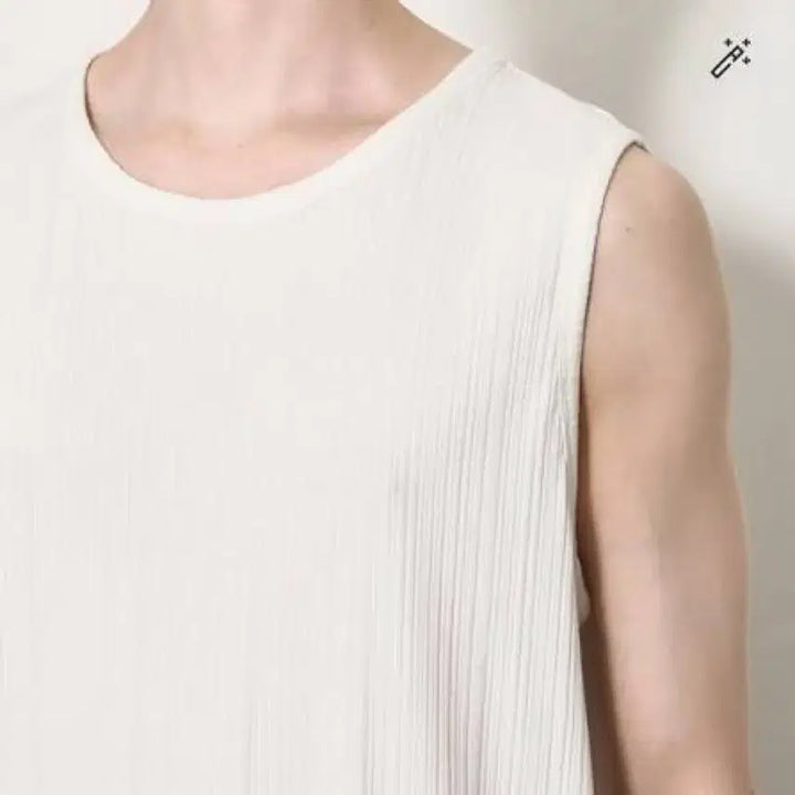 [BUNJANG] Time Homme Ribbed Sleeveless Top / 타임옴므 리브드 슬리브리스 탑 나시 티셔츠