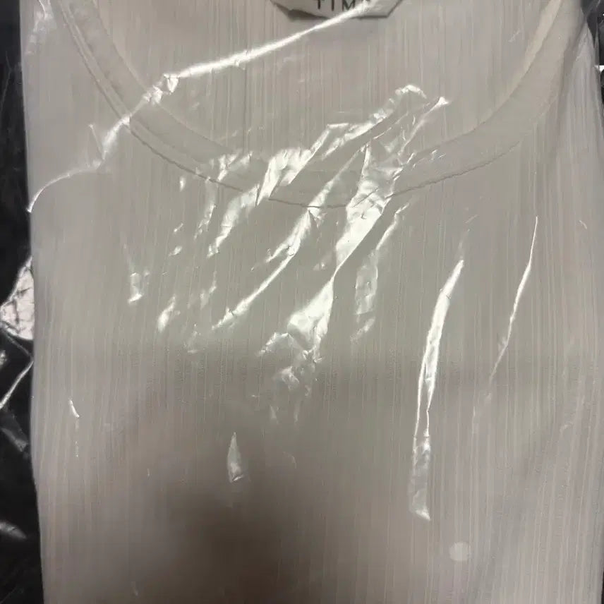 [BUNJANG] Time Homme Ribbed Sleeveless Top / 타임옴므 리브드 슬리브리스 탑 나시 티셔츠