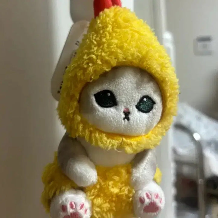 [BUNJANG] Sanrio Mofusand Shrimp Fry Keychain Plush / 모푸산도 모프샌드 새우튀김 키링인형 산리오