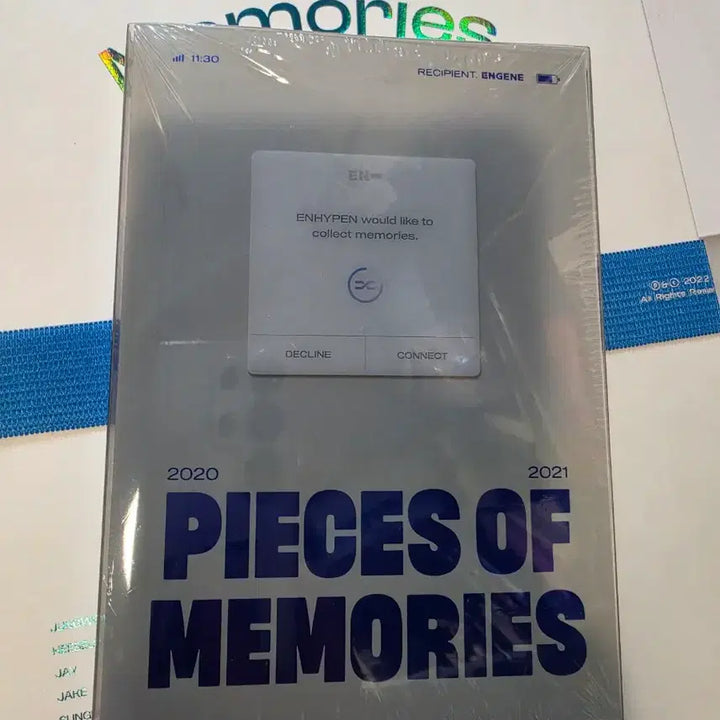 [BUNJANG] Enhypen Memories DVD Photobook / 엔하이픈 메모리즈 포토북 미개봉, 디비디 개봉 풀셋