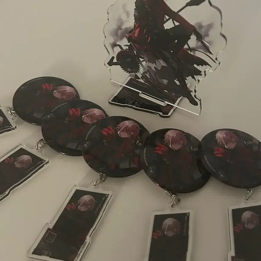 [BUNJANG] Eternal Return Reaper Luke Badge &amp; Keyring Bundle / 이터널리턴 사신 루크