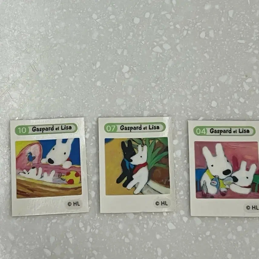 [BUNJANG] Gaspard et Lisa Tteobukseel Bundle Set / (일괄 ) 가스파드앤리사 띠부씰